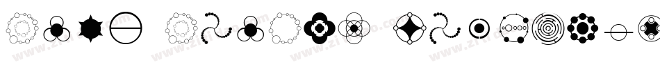 Crop Circle Dingbats字体转换